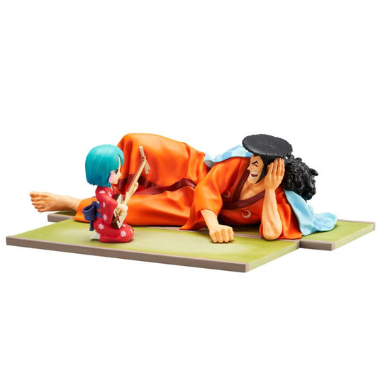 Kozuki Hiyori & Oden One Piece Ichiban Kuji C Prize Revible Moment Figure