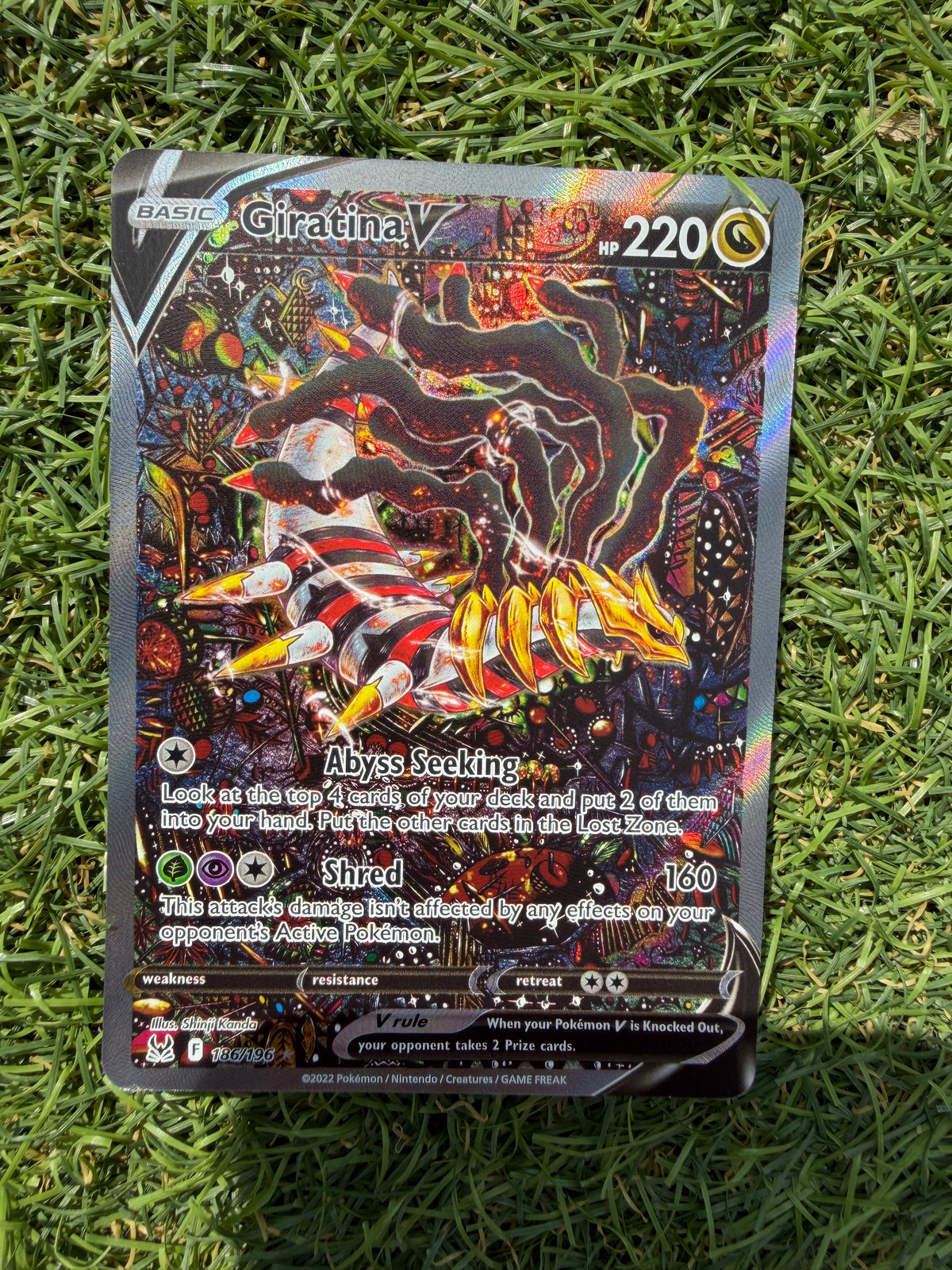 Giratina V 186/196 Alternate Art – Lost Origin – Pokémon ENG