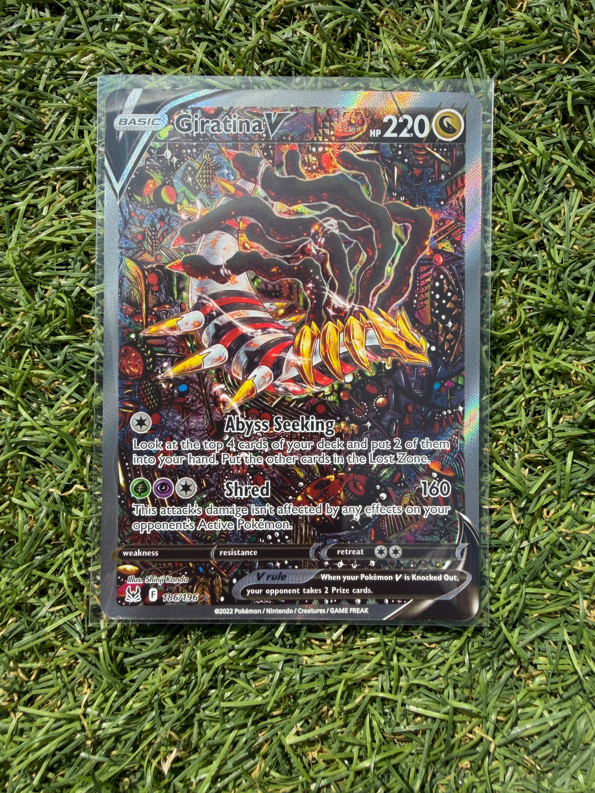 Giratina V 186/196 Alternate Art – Lost Origin – Pokémon ENG