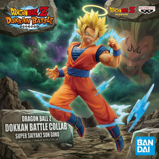 Dragon Ball Z Dokkan Battle Collab Super Saiyan 2 Son Goku Figure Banpresto