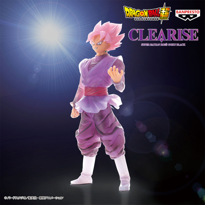 Dragon Ball Super Clearise Goku Black Super Saiyan Rosé Figure Banpresto