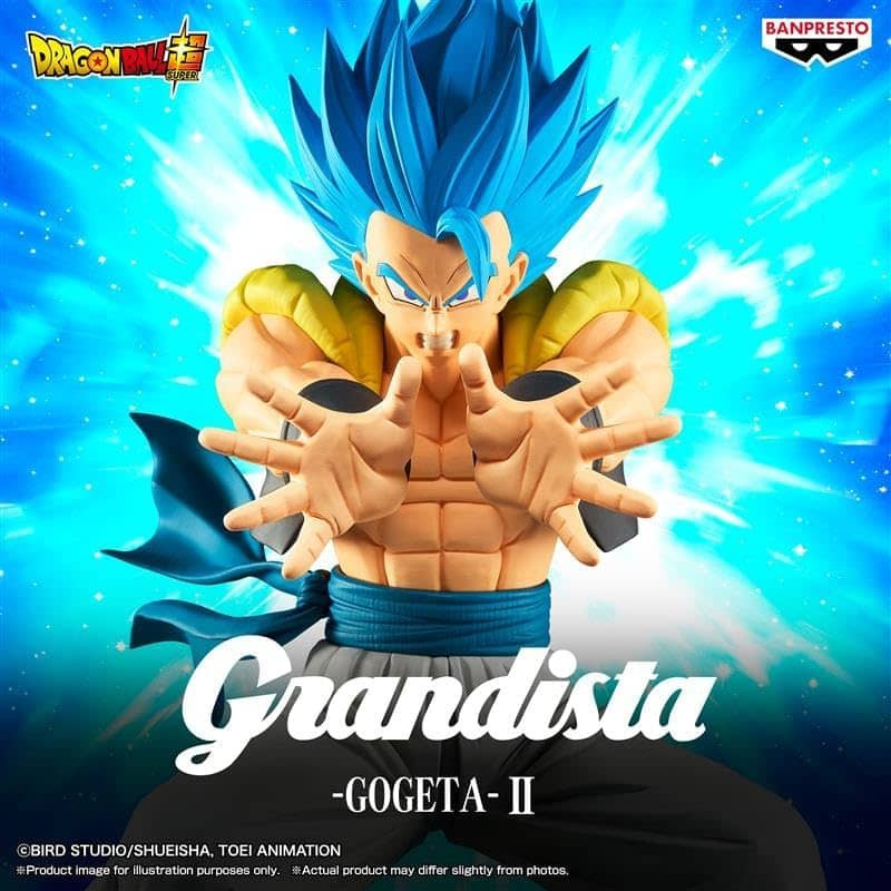 Dragon Ball Super Grandista Gogeta Super Saiyan Blue Figure Banpresto