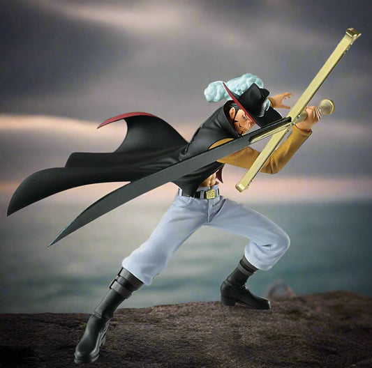 One Piece Dracule Mihawk Battle Record Collection Banpresto Figure Originale