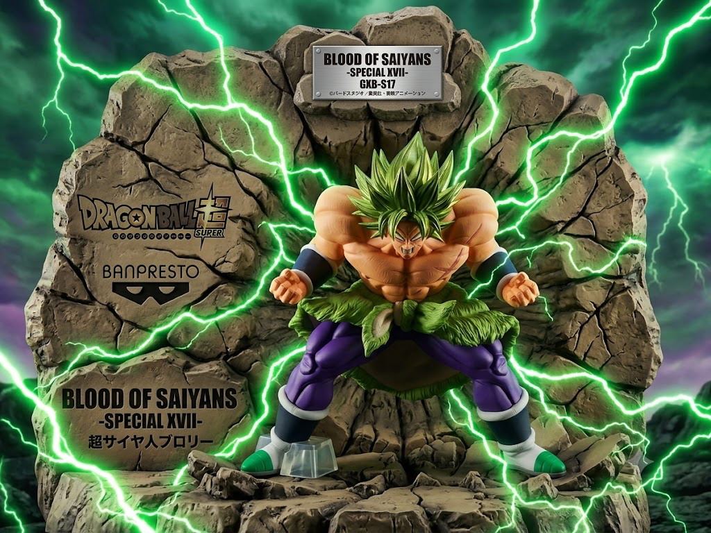 Dragon Ball Super Blood of Saiyans Special XVII Broly Figure Banpresto